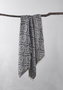 Mijölnir Toalla de Playa Fouta Black, White, Beige
